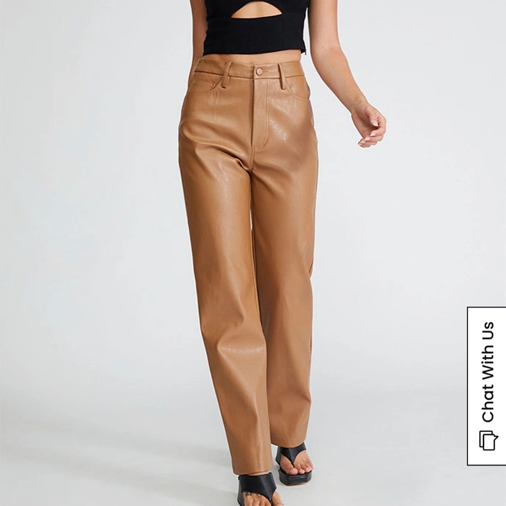 NWT * PacSun 90s Faux Leather Pants Size XS